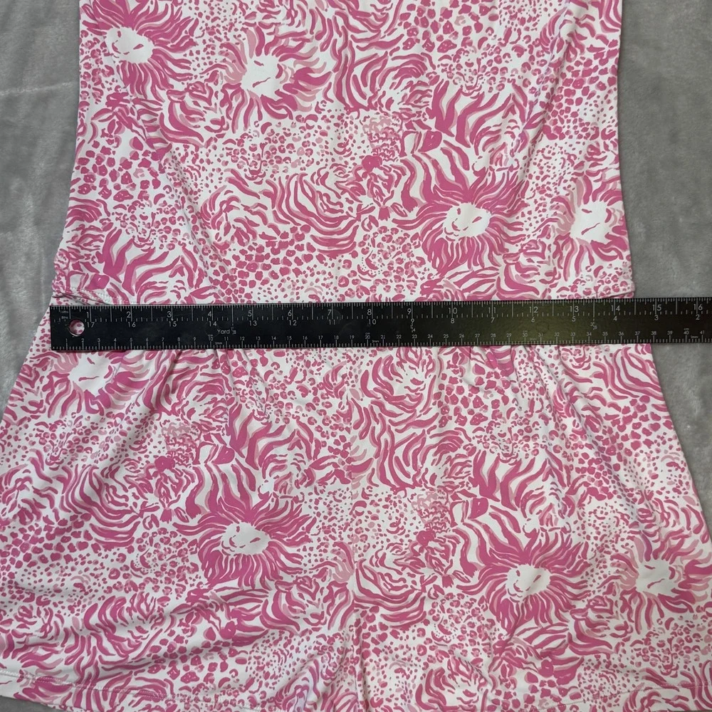 Lilly Pulitzer Women's Medium Strapless Romper‎ in Get Spotted Lion Resort Wear
